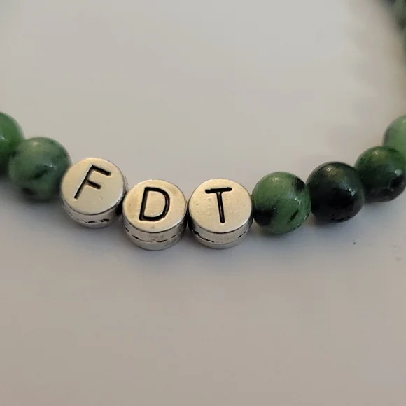 Ruby In Zoisite Good Trouble Bracelet - Picture 3 of 4